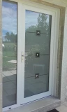 Porte d'entrée en verre