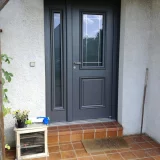 Porte entrée pvc installé chez un client