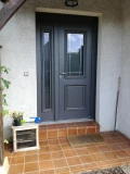 Porte entrée pvc installé chez un client