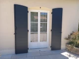 volet porte fenetre ouvert